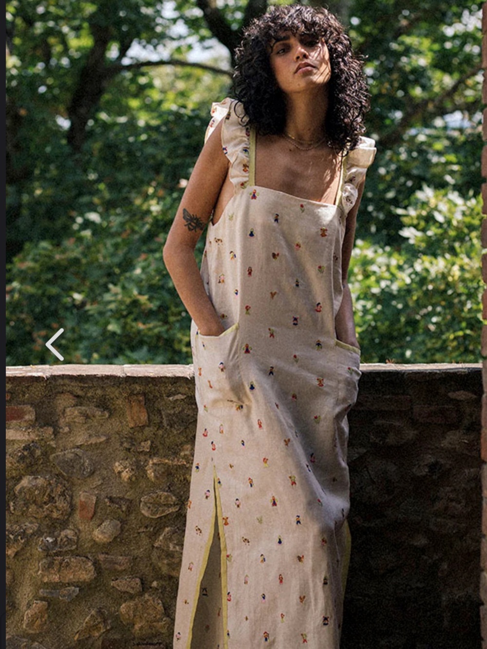 NWT Soleil Soleil poppy 100% Linen Dress Womens size 0